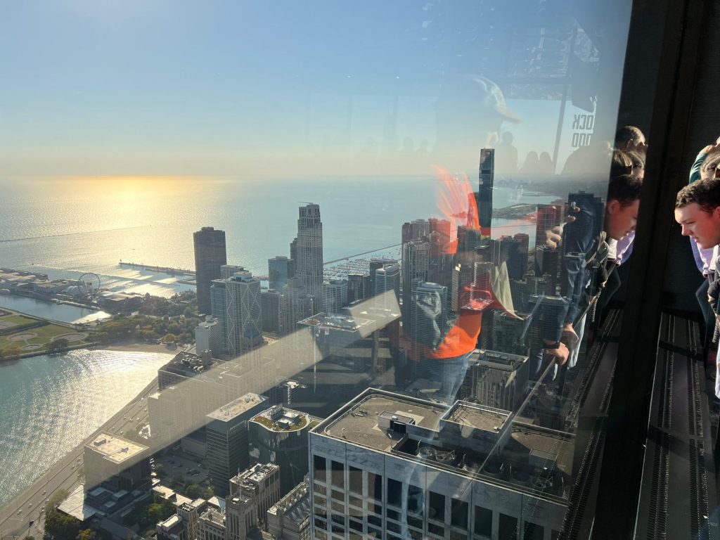 Blick von oben auf die Skyline von Chicago (2)