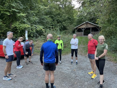 Dienstag, 30.9.2025, kurz vor 18:30 Uhr, Lauftreff an der Albrechthütte