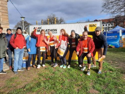Der Lauftreff vor dem Start